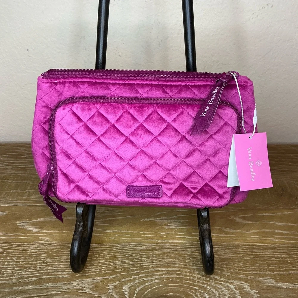 NWT Vera Bradley Majestic Magenta Compact Organizer